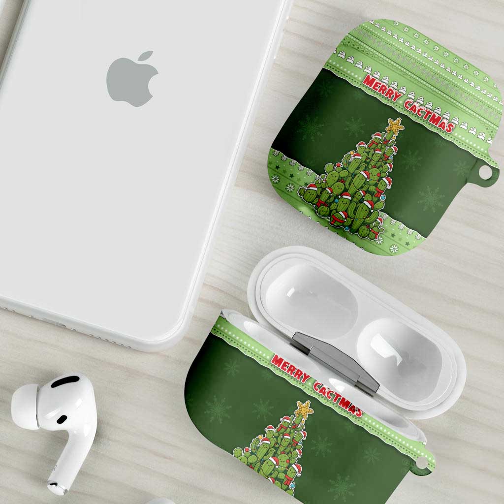Cactus Christmas AirPods Case Merry Cactmas - Wonder Print Shop