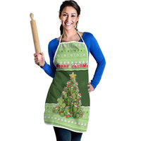 Cactus Christmas Apron Merry Cactmas - Wonder Print Shop