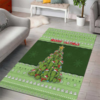 Cactus Christmas Area Rug Merry Cactmas - Wonder Print Shop