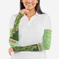 Cactus Christmas Arm Sleeves Merry Cactmas - Wonder Print Shop