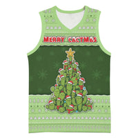 Cactus Christmas Basketball Jersey Merry Cactmas - Wonder Print Shop