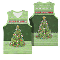 Cactus Christmas Basketball Jersey Merry Cactmas - Wonder Print Shop