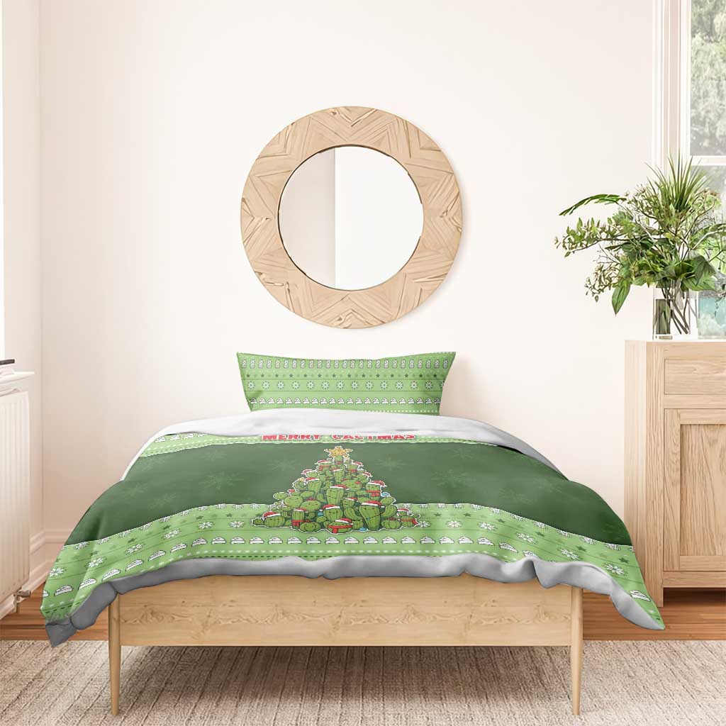 Cactus Christmas Bedding Set Merry Cactmas - Wonder Print Shop