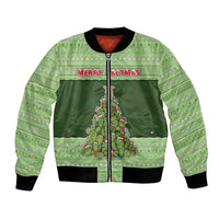 Cactus Christmas Bomber Jacket Merry Cactmas - Wonder Print Shop