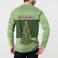 Cactus Christmas Button Sweatshirt Merry Cactmas - Wonder Print Shop