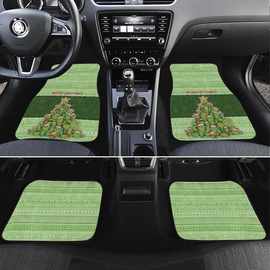 Cactus Christmas Car Mats Merry Cactmas - Wonder Print Shop