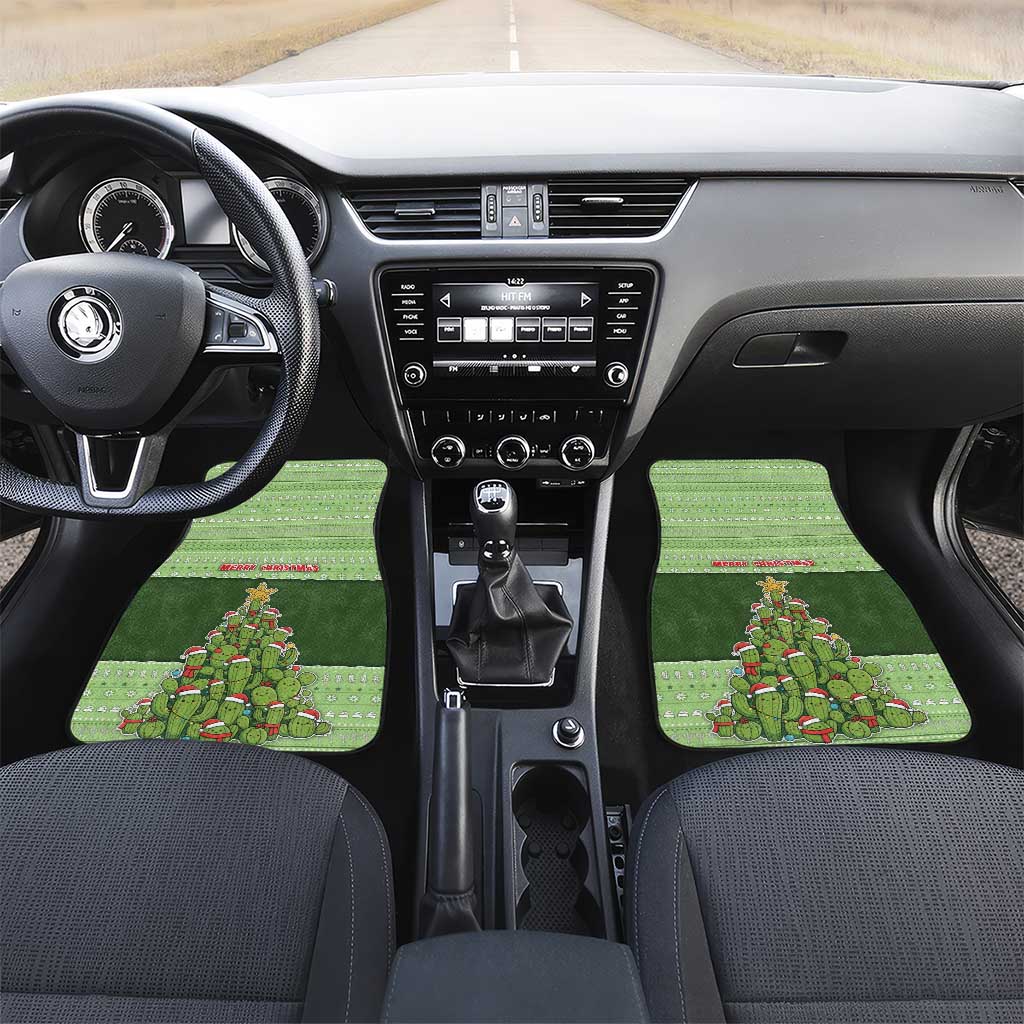Cactus Christmas Car Mats Merry Cactmas - Wonder Print Shop