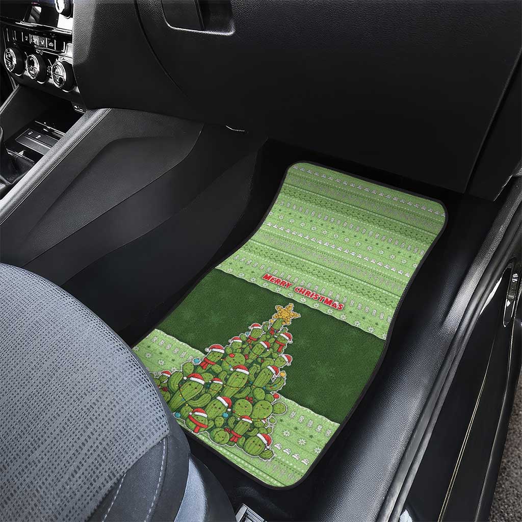 Cactus Christmas Car Mats Merry Cactmas - Wonder Print Shop