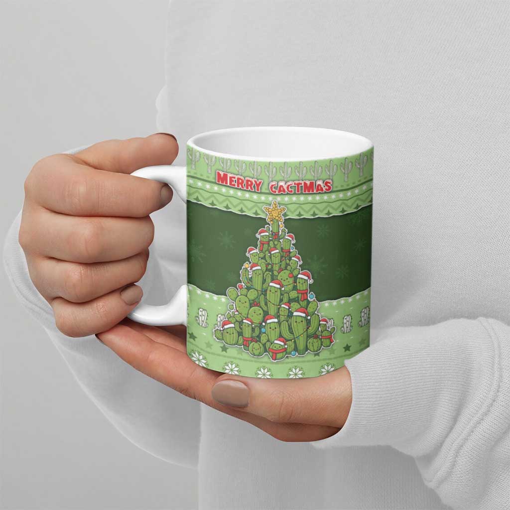 Cactus Christmas Ceramic Mug Merry Cactmas - Wonder Print Shop