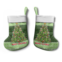 Cactus Christmas Stocking Merry Cactmas - Wonder Print Shop