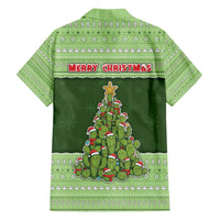 Cactus Christmas Family Matching Off The Shoulder Long Sleeve Dress and Hawaiian Shirt Merry Cactmas - Wonder Print Shop
