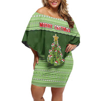 Cactus Christmas Family Matching Off Shoulder Short Dress and Hawaiian Shirt Merry Cactmas - Wonder Print Shop