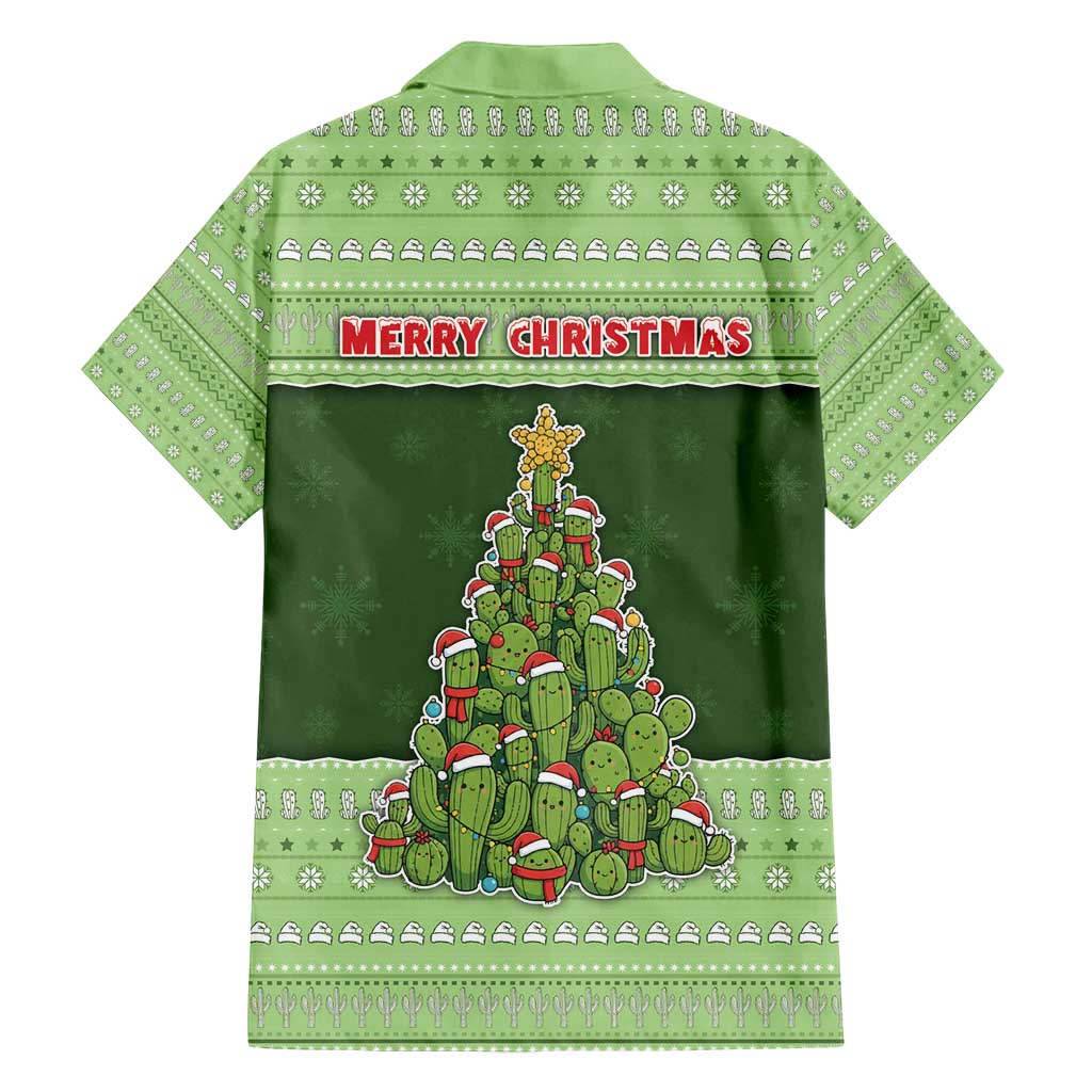 Cactus Christmas Family Matching Puletasi and Hawaiian Shirt Merry Cactmas - Wonder Print Shop