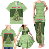 Cactus Christmas Family Matching Tank Maxi Dress and Hawaiian Shirt Merry Cactmas - Wonder Print Shop