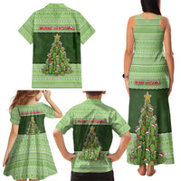 Cactus Christmas Family Matching Tank Maxi Dress and Hawaiian Shirt Merry Cactmas - Wonder Print Shop