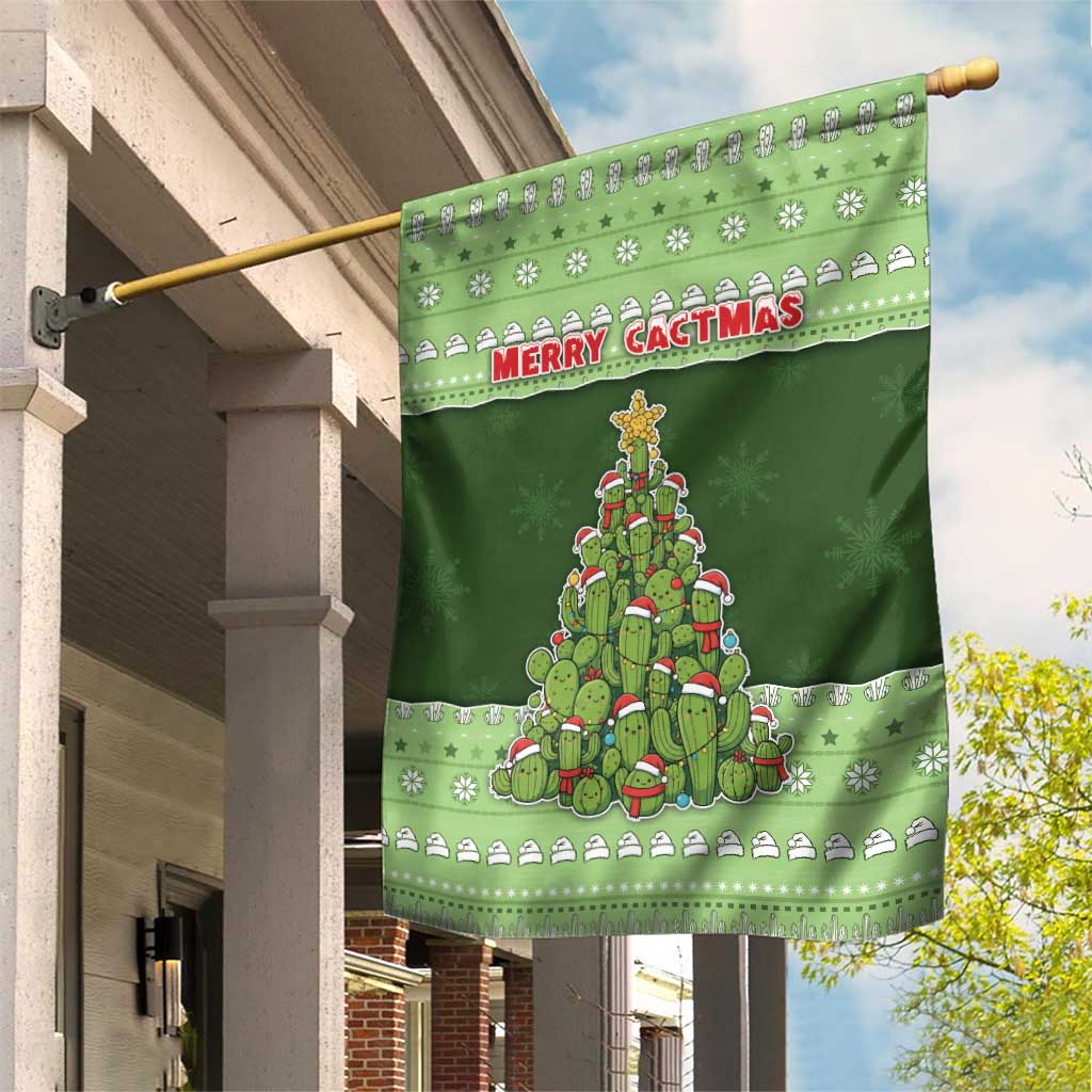 Cactus Christmas Garden Flag Merry Cactmas - Wonder Print Shop