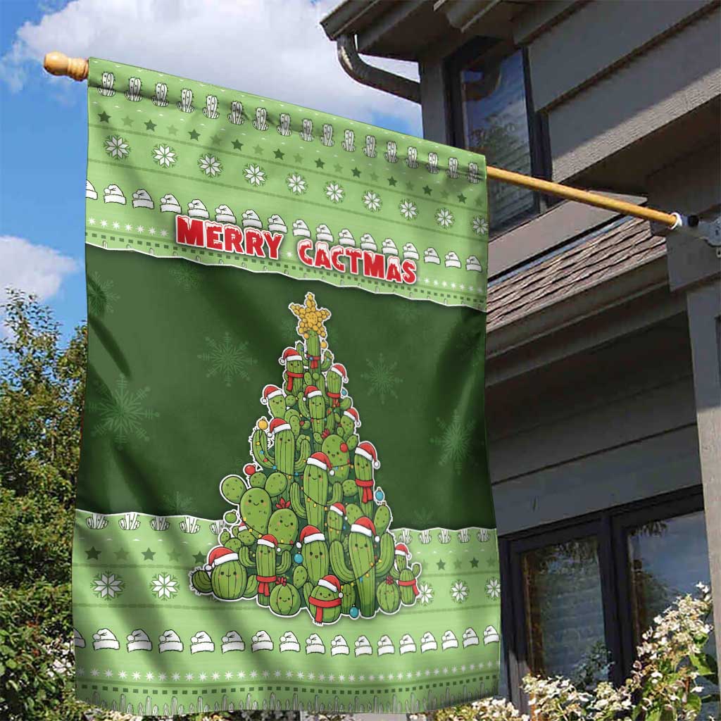 Cactus Christmas Garden Flag Merry Cactmas - Wonder Print Shop