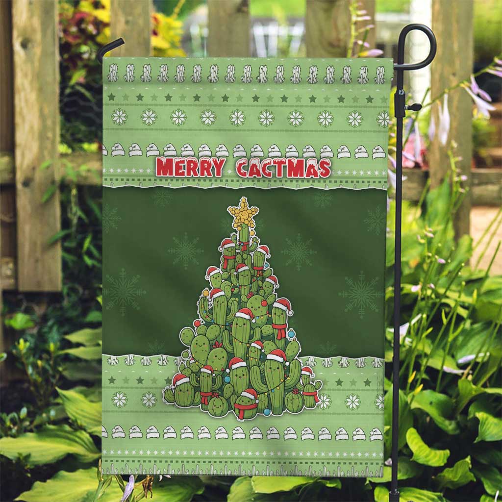 Cactus Christmas Garden Flag Merry Cactmas - Wonder Print Shop