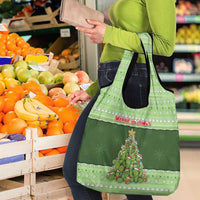 Cactus Christmas Grocery Bag Merry Cactmas - Wonder Print Shop