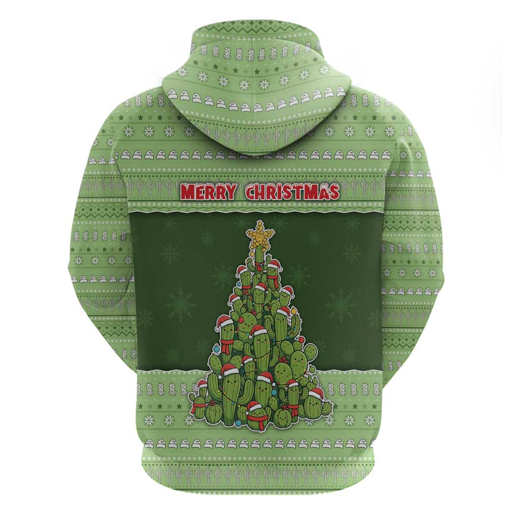 Cactus Christmas Hoodie Merry Cactmas - Wonder Print Shop