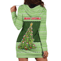 Cactus Christmas Hoodie Dress Merry Cactmas - Wonder Print Shop