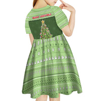 Cactus Christmas Kid Short Sleeve Dress Merry Cactmas - Wonder Print Shop