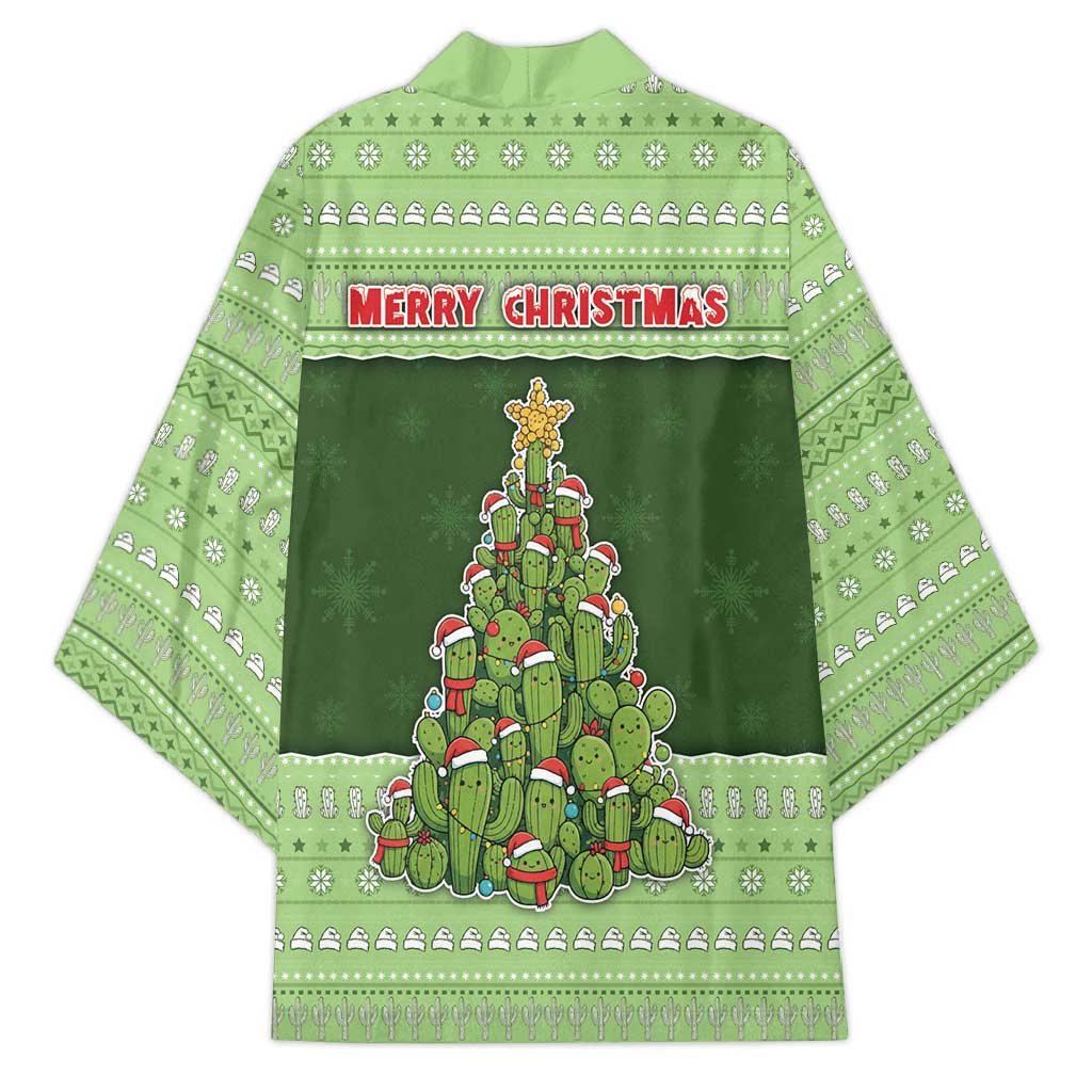 Cactus Christmas Kimono Merry Cactmas - Wonder Print Shop