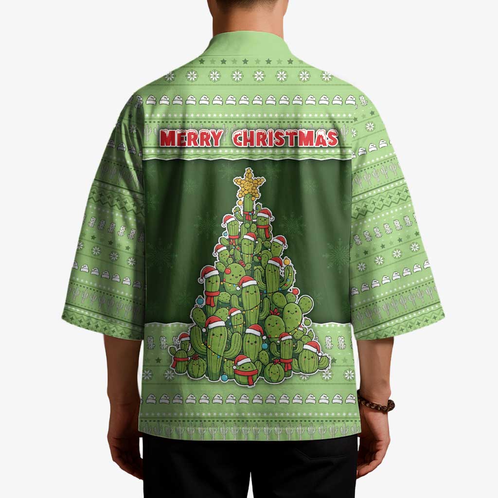 Cactus Christmas Kimono Merry Cactmas - Wonder Print Shop
