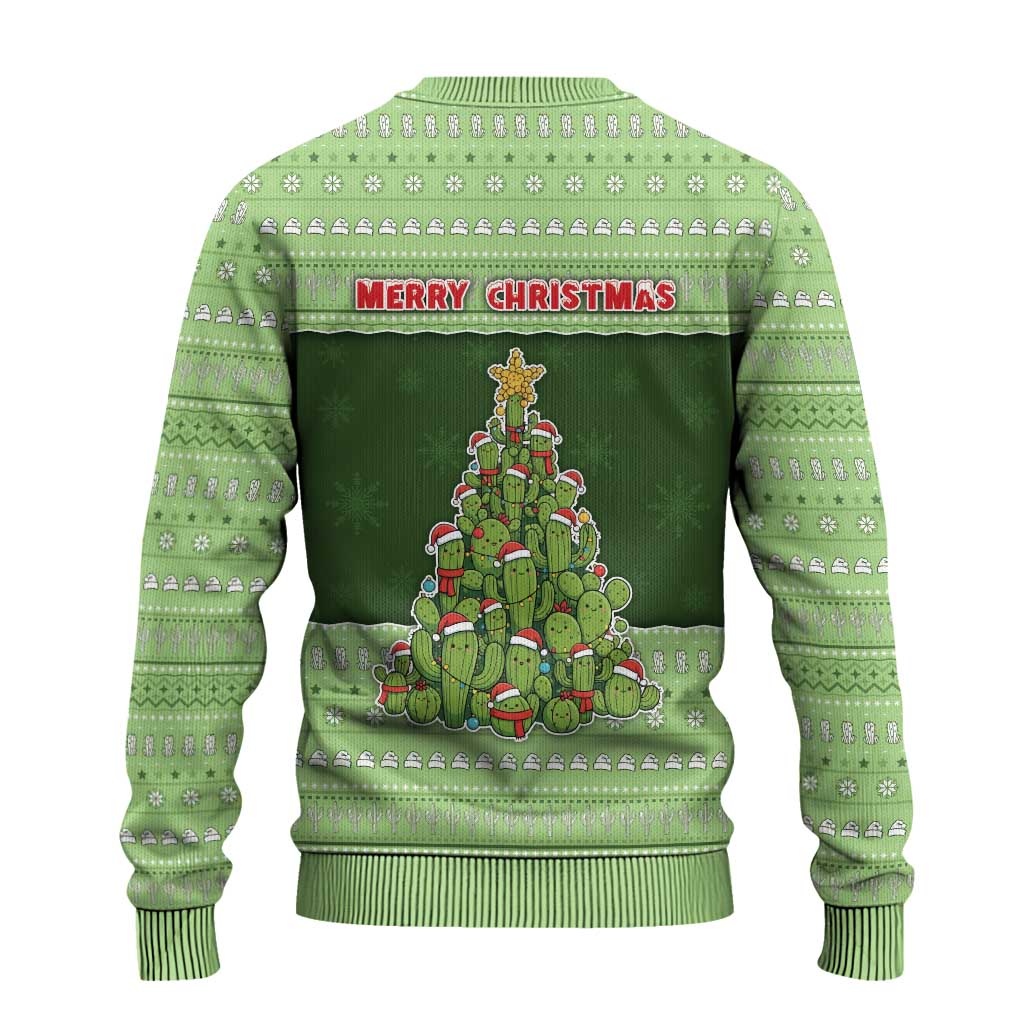 Cactus Christmas Ugly Christmas Sweater Merry Cactmas - Wonder Print Shop