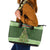 Cactus Christmas Leather Tote Bag Merry Cactmas - Wonder Print Shop
