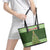 Cactus Christmas Leather Tote Bag Merry Cactmas - Wonder Print Shop