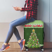 Cactus Christmas Luggage Cover Merry Cactmas - Wonder Print Shop