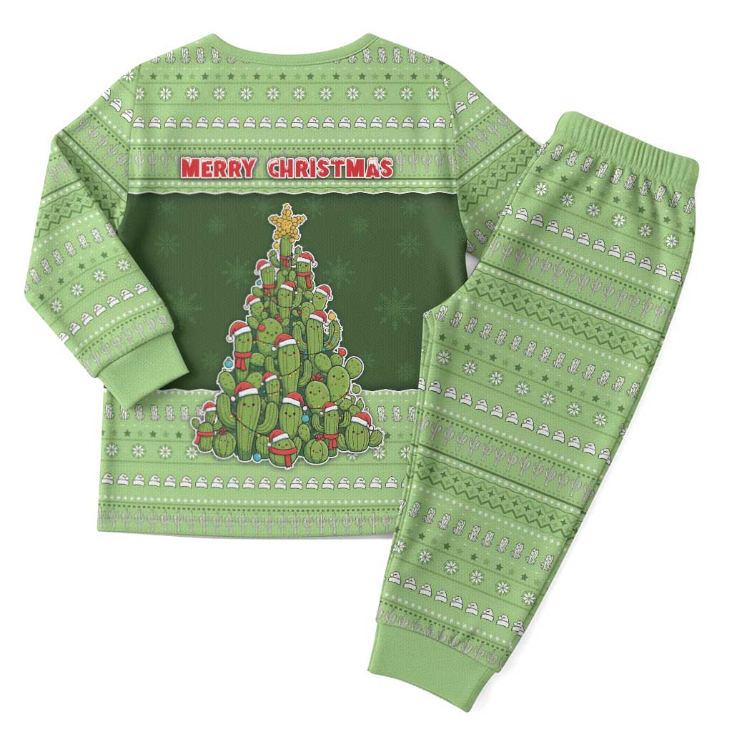 Cactus Christmas Pajama Set Merry Cactmas - Wonder Print Shop