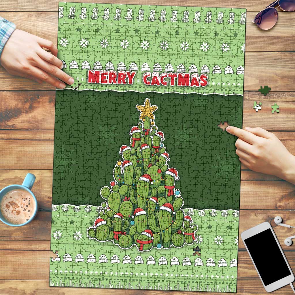 Cactus Christmas Puzzle Merry Cactmas - Wonder Print Shop