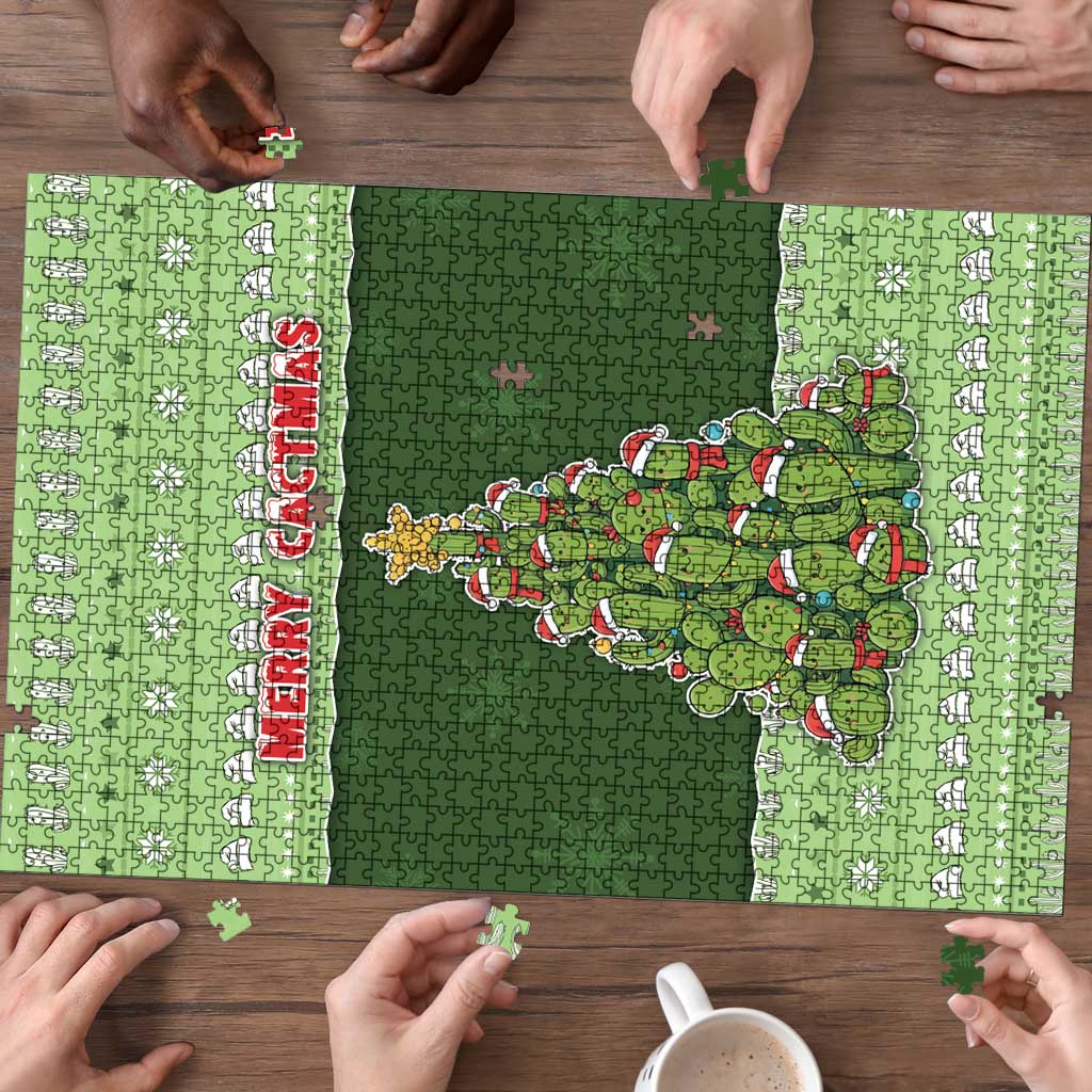 Cactus Christmas Puzzle Merry Cactmas - Wonder Print Shop