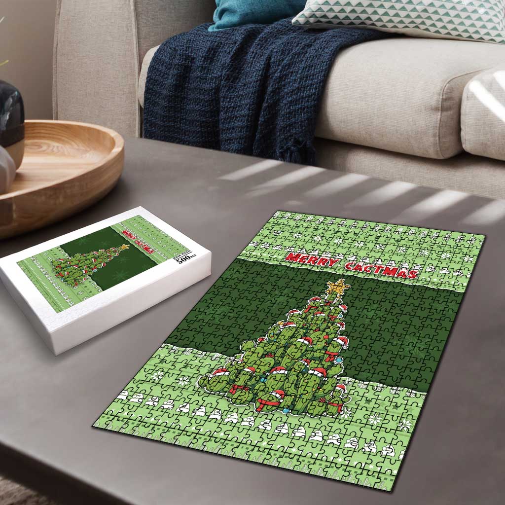 Cactus Christmas Puzzle Merry Cactmas - Wonder Print Shop