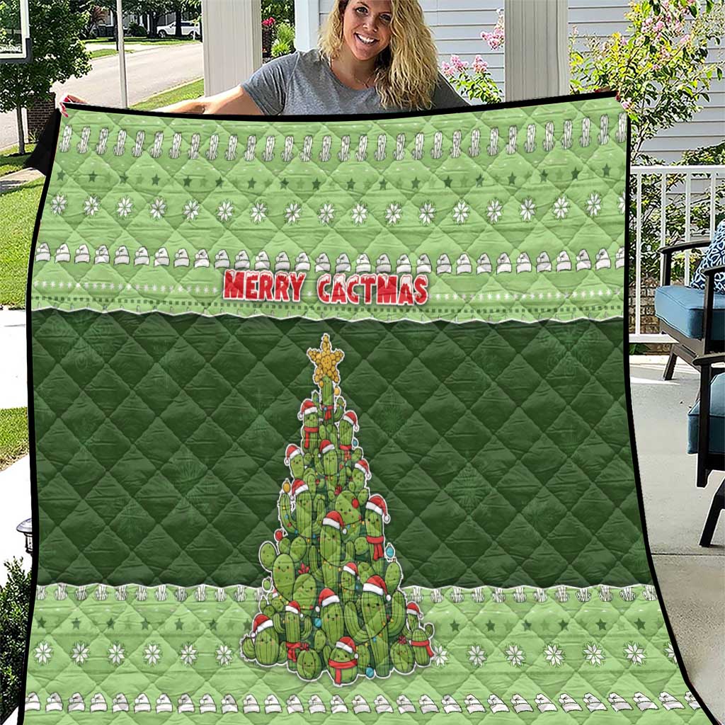 Cactus Christmas Quilt Merry Cactmas - Wonder Print Shop