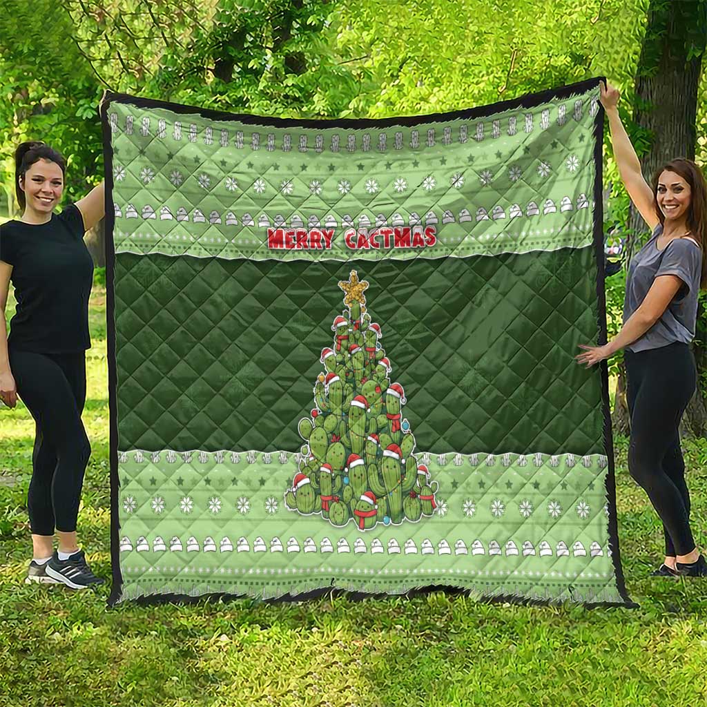 Cactus Christmas Quilt Merry Cactmas - Wonder Print Shop