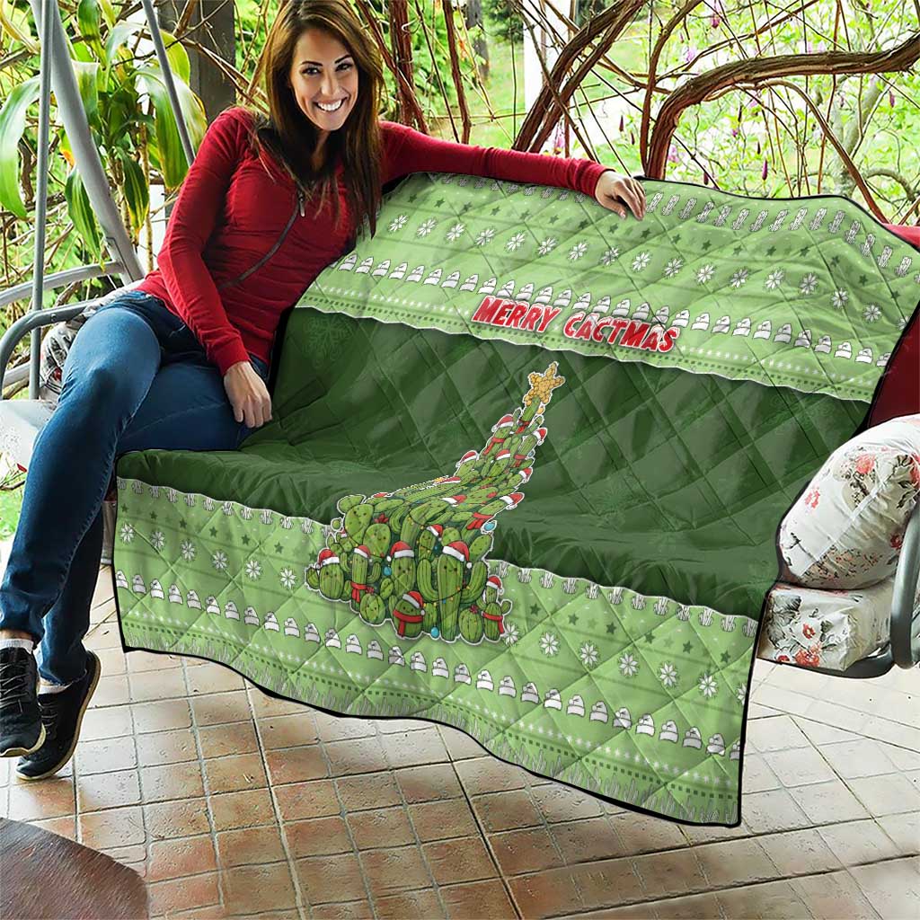 Cactus Christmas Quilt Merry Cactmas - Wonder Print Shop