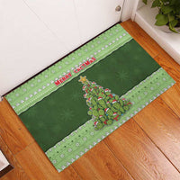 Cactus Christmas Rubber Doormat Merry Cactmas - Wonder Print Shop
