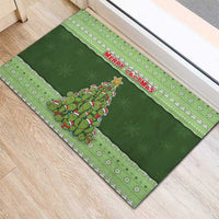 Cactus Christmas Rubber Doormat Merry Cactmas - Wonder Print Shop