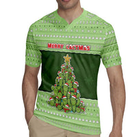 Cactus Christmas Rugby Jersey Merry Cactmas - Wonder Print Shop