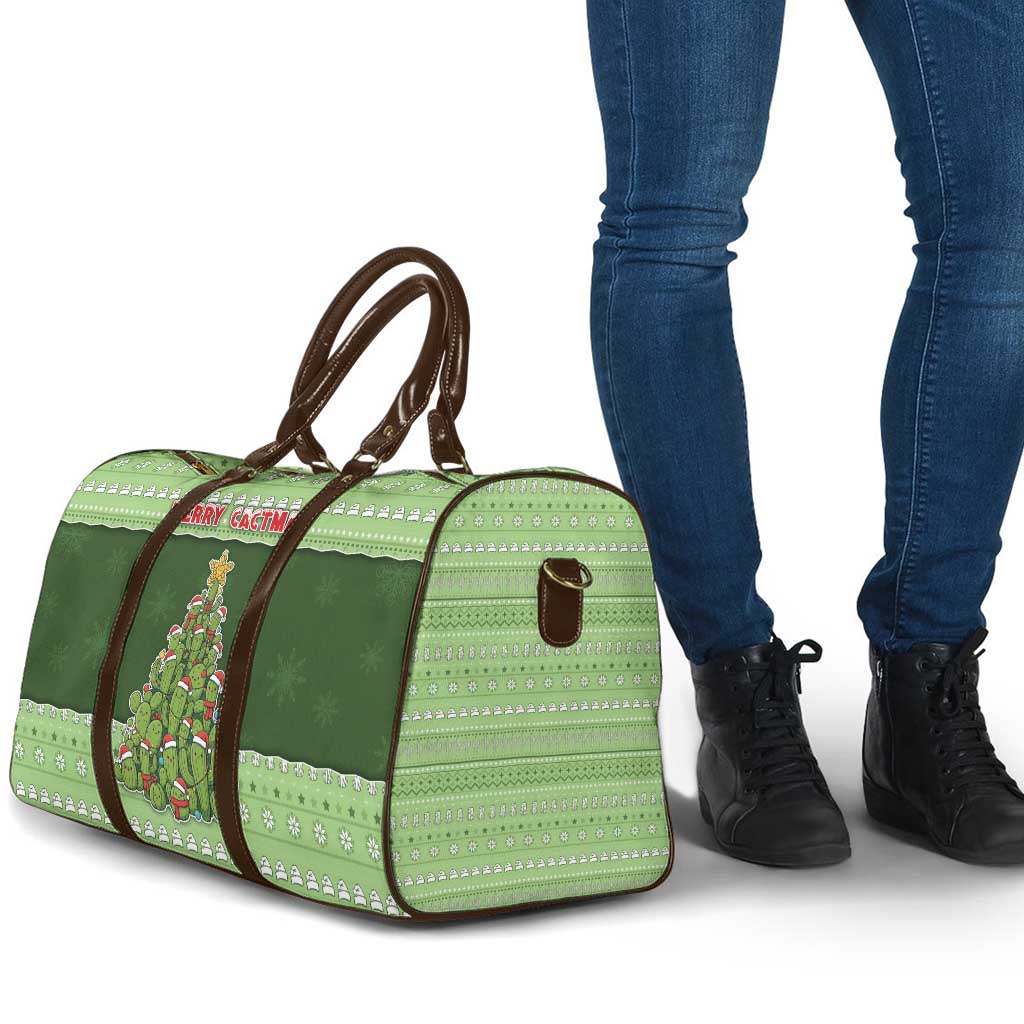 Cactus Christmas Travel Bag Merry Cactmas - Wonder Print Shop