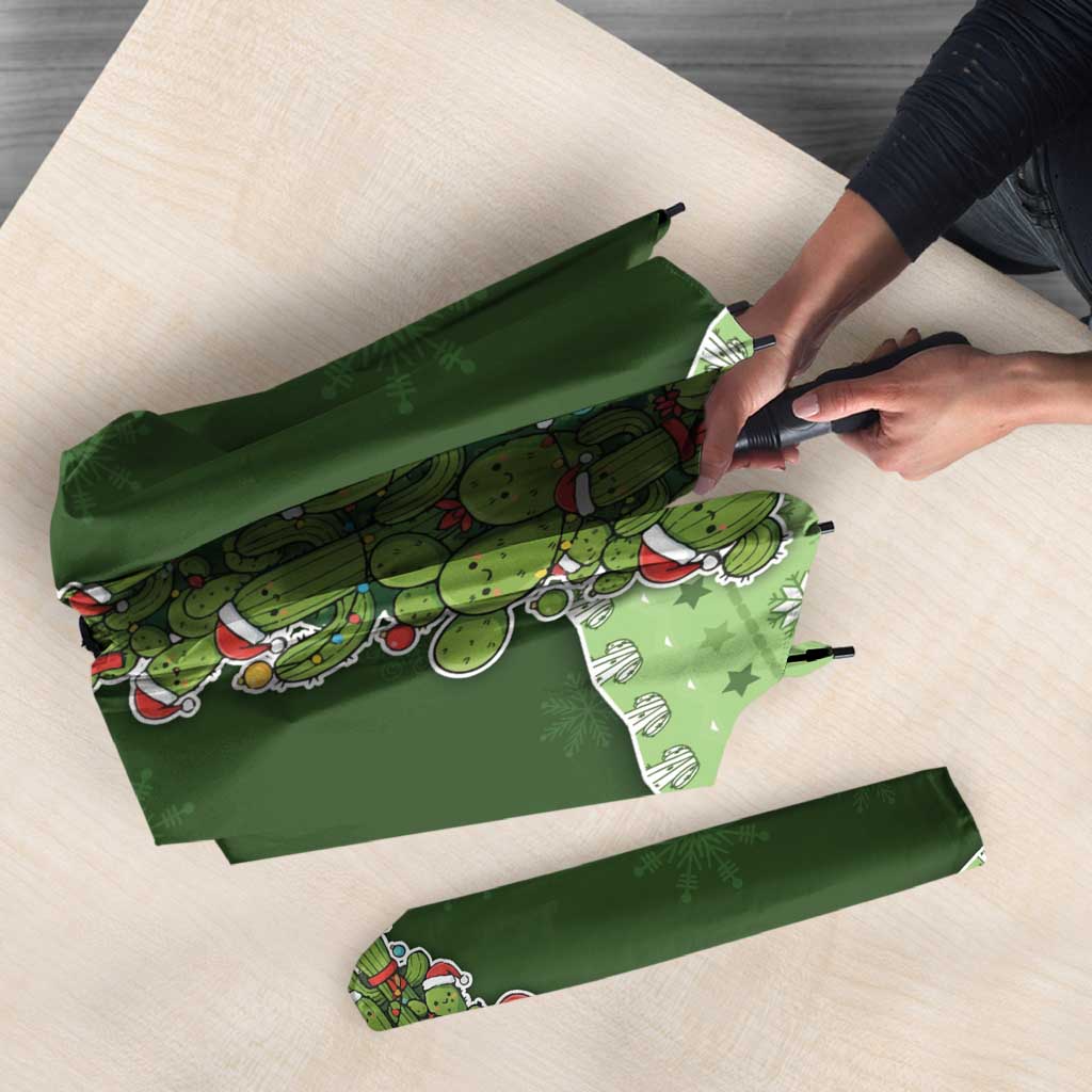 Cactus Christmas Umbrella Merry Cactmas - Wonder Print Shop