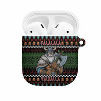 Vikings Christmas AirPods Case Warrior Santa - Wonder Print Shop