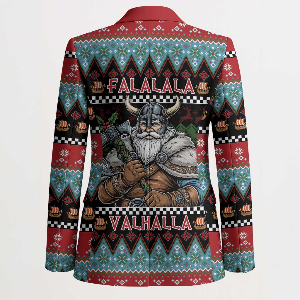 Vikings Christmas Blazer Warrior Santa - Wonder Print Shop