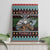 Vikings Christmas Canvas Wall Art Warrior Santa - Wonder Print Shop