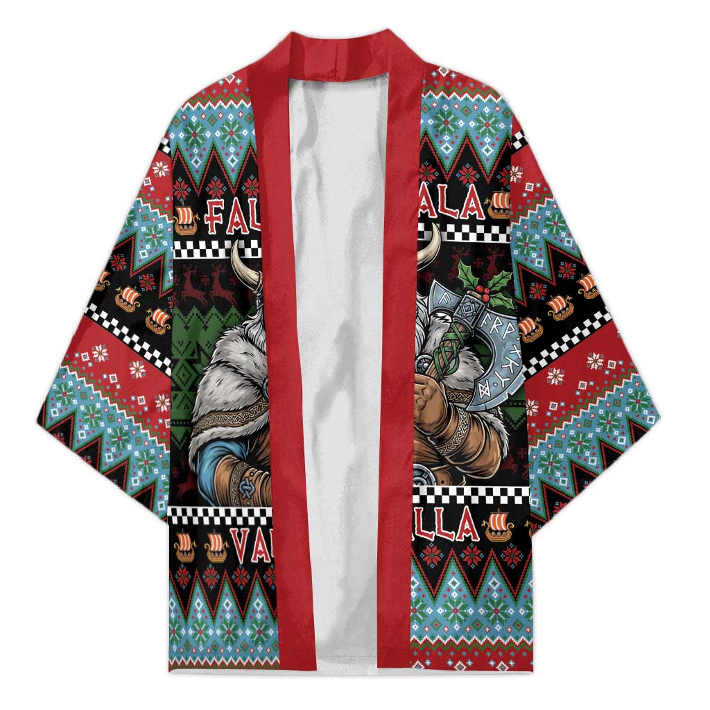 Vikings Christmas Kimono Warrior Santa - Wonder Print Shop