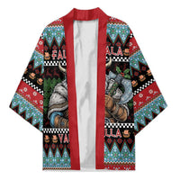 Vikings Christmas Kimono Warrior Santa - Wonder Print Shop