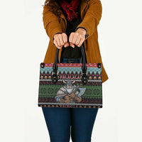 Vikings Christmas Leather Bag Warrior Santa - Wonder Print Shop